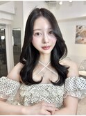 C205オリーブベージュ韓国トレンドレイヤー髪質改善トリートメン