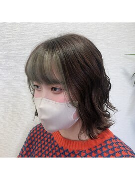 アモンド(Amonde) ゆるまきボブ×カーキーカラー