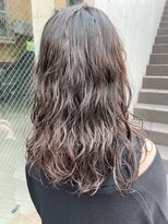 レジュアル(RESSUAL) ミディアムヘア暗めカラーグランマッシュデザインカラー