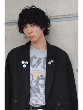 ブークル(boucle) メンズミディアムウルフ/スパイラルパーマ/ウルフパーマ/パーマ