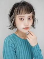 ギークス(GEEKS)&nbsp;【GEEKS渋谷】オン眉ボブ/アンブレラカラー/初ブリーチ/冬カラー