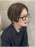 ブルージュ映える【アンブレラ ハンサムショート】吉祥寺 白髪