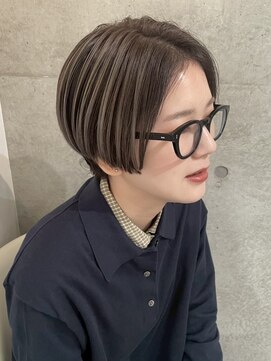 ブルージュ映える【アンブレラ ハンサムショート】吉祥寺 白髪