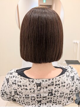 髪質改善カラーで作る艶ボブ｜Blono