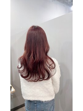 モテ髪　チェリーピンク