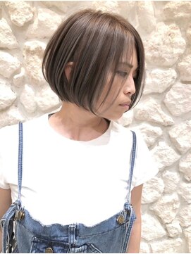 Moana長野駅前#ボブ#ハイライト#ケアブリーチ