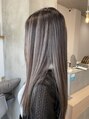 アグ ヘアー ロナック 宇都宮西川田店(Agu hair ronach)&nbsp;黒髪ホワイトハイライト