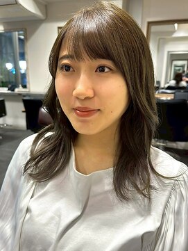 ヘアリゾート粋 ティガ 池袋店(tiga) 顔まわりカット/レイヤーカット/シアグレージュ