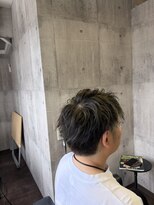 ヘアーズ はれるや(hair's)&nbsp;波巻きパーママッシュ韓国黒髪ニュアンスパーマメンズカット
