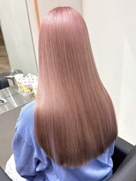 ワク 西尾店(waku) ミルクティーベージュダブルカラーケアブリーチインナーカラー
