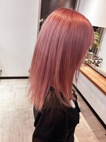 ミミ ブランシェ(Mimi Branche)&nbsp;ダブルカラーミルクティーベージュピンクベージュロングレイヤー