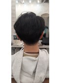 朝時短パーマ