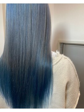 ルー(loup) ブルーグレー/ブルージュ/ダブルカラー/髪質改善/特殊カラー