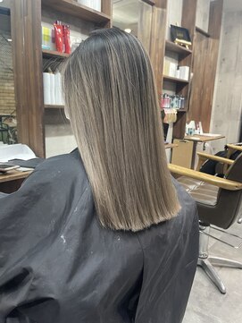 ラフ(LAFF) #黒髪#ボブルフ#ネビージュ#小顔#ワンレン