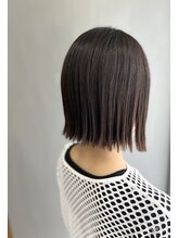 トップヘアー 中庄店(TOP HAIR fuapua) 切りっぱなしミニボブ【りり】