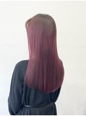 黒髪小顔クラゲヘアーオリーブグレーココアベージュ