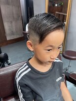 ハウル(Howl)&nbsp;#キッズカット#フェード#横分け#ライン