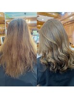 オートヴィーナス 神栖(Haute Venus)&nbsp;ブリーチ無しワンカラー/オリーブベージュ