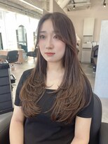 ジエクトカナウ 大阪梅田店(The Ect canow) レイヤーロング似合わせカット韓国ヘアワンホンヘア