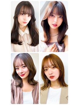 美容室フルール 大人美人イメチェンこなれヘアスモーキーベージュ