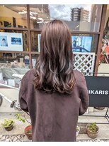 ヒカリス 東三国(HIKARIS) 笑顔溢れるマロンブラウン/抜け感/こなれロング/ロングヘア