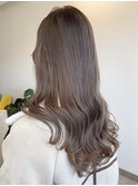 ダブルカラーミルクティーベージュカラーブルーブラックブリーチ
