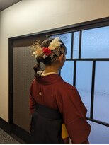 パセーヌエクルール(pacene equroole)&nbsp;袴着付け　アップ