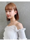 オリーブベージュ×ボブ×新潟万代