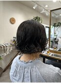 レディースショートパーマ