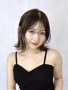 マティエ 銀座(Matie) 韓国小顔インナーカラーイヤリングカラーレイヤーボブ20代30代