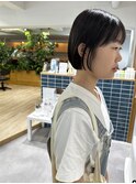 ［Ocean Hair&Life 水田］首元スッキリぱっつんボブスタイル