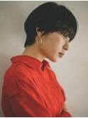 スッキリしたシンプル大人マッシュショート/学芸大学/学大/里路