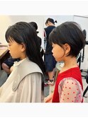 【キッズカット】イメチェン☆大人可愛いくびれボブ/ショート