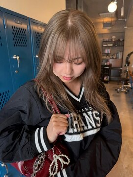 ナループロア ルームー(Nalu pu loa ROOMOO) レイヤーカット/アッシュブラウン/ブラウンベージュカラー