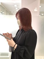 ハピネス 西大寺店(Happiness)&nbsp;サイドバングたっぷりなタンバルモリ/タッセルカット/韓国ボブ