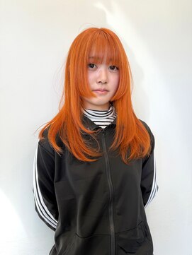 サンクプロジェクト(cinq PROJECT) ダメージレスなブリーチカラーで作るオレンジカラー