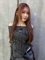 メイカ(MEIKA)&nbsp;【 レイヤー × ストレート × オレンジベージュ 】浅野美紀