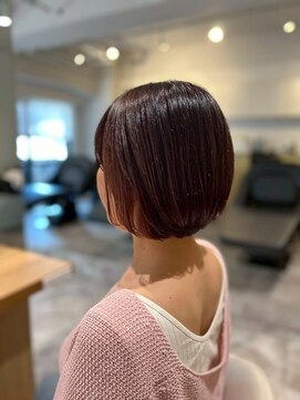 ソイクフ(SOY KUFU) 大人可愛い20代30代40代◎かわいさ引き立つ顎ラインボブ