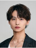 大分ルーズパーマシャドウパーマメンズカットマッシュウルフ30代