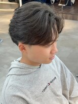 シーフ 千葉(Cyf)&nbsp;MEN’S HAIR/千葉駅/センターパート/曲がる縮毛矯正/齊藤大樹