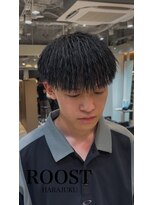 ルースト 原宿店(ROOST)&nbsp;MEN’S HAIR/波巻ツイストスパイラル/フェザーパーマ/眉毛/原宿