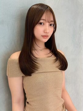 レーヴバイロンド 仙台(Reve by Lond) 大人ガーリーレイヤーカット前髪カット仙台似合わせカット艶髪