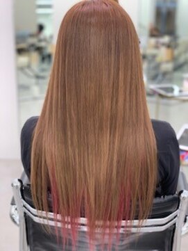 ルキア(Lukia) 蒲生・30代女性｜髪質改善カラー＆インナーカラー