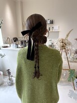 メイン(『　　』main)&nbsp;リボンシニヨン