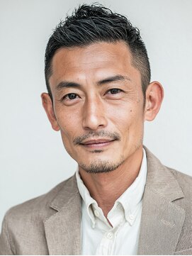 ヘアーモードキクチ 日本橋三越前店 直毛でも決まる｜フェードショート