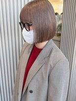 カシェ キョウマチ(cashe’e)&nbsp;松阪/ブリーチ/ミルクティーベージュ/10代/20代/ボブ