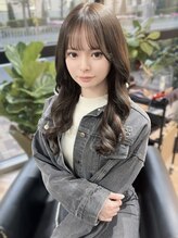 ルアナ 名古屋店(Luana) 髪質改善カラーとエクステでつくるセミロングアッシュブラウン