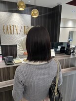 アース エレガンス 吉祥寺店(EARTH Elegance)&nbsp;まろやかココアブラウン☆ぱつっとボブ