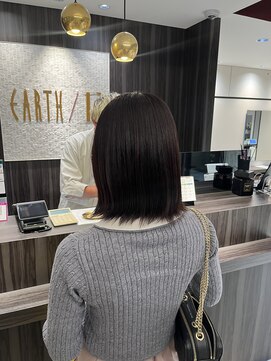 アース エレガンス 吉祥寺店(EARTH Elegance) まろやかココアブラウン☆ぱつっとボブ