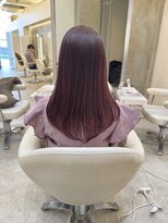 アナ ラーナ(Anna Lanna)&nbsp;チェリーブラウンのワンカールロング＊森本ひろか＊
